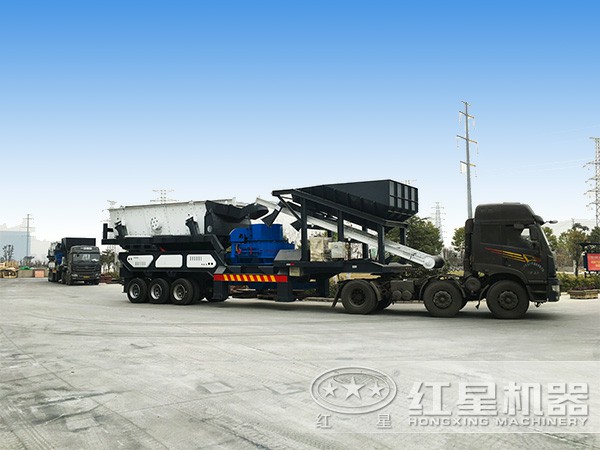 車(chē)載移動(dòng)式打砂機發(fā)貨現場(chǎng)