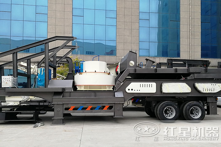 移動(dòng)小型河卵石制砂機