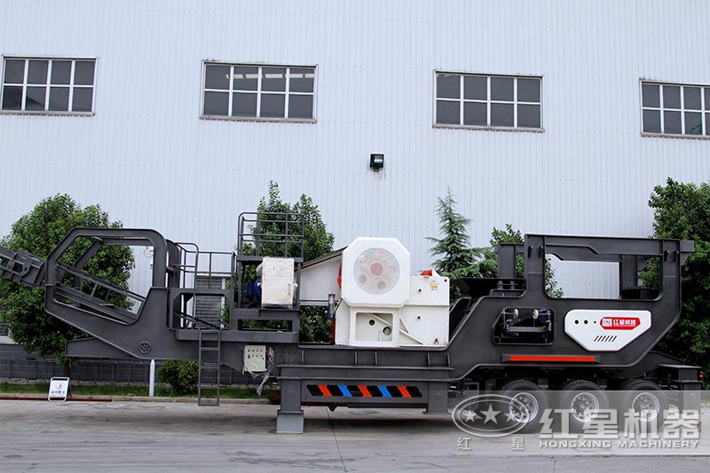 HX938HD86型移動(dòng)顎破設備實(shí)拍