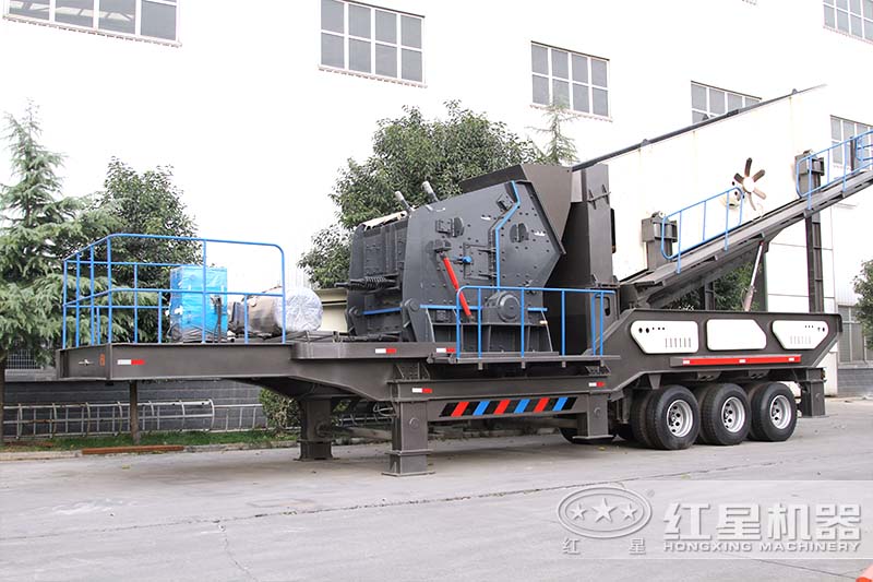 HX938F1210型移動(dòng)反擊破設備實(shí)拍